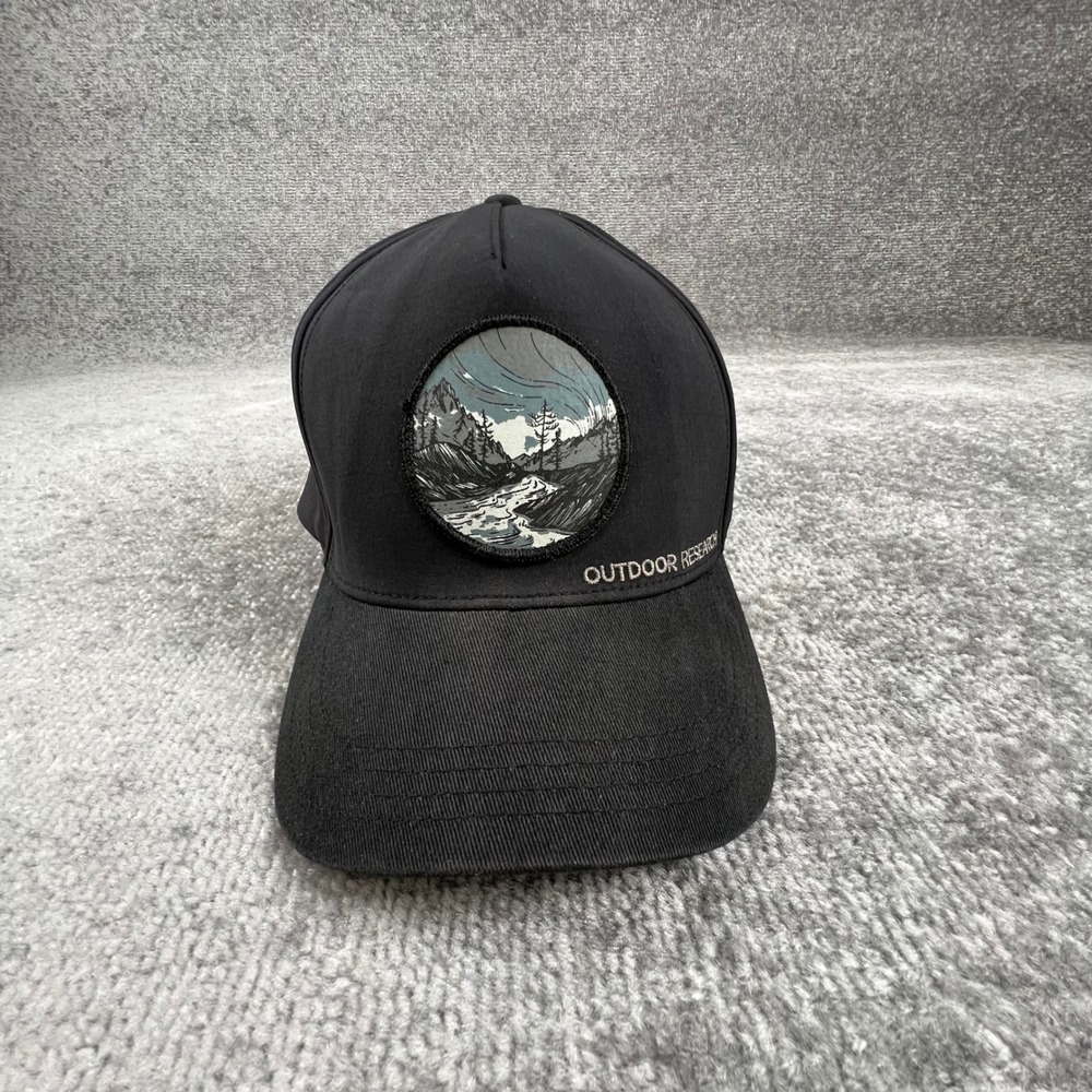 Outdoor Research Goretex  Windstopper Mountain Patch Cap Black S/M Hike Camp